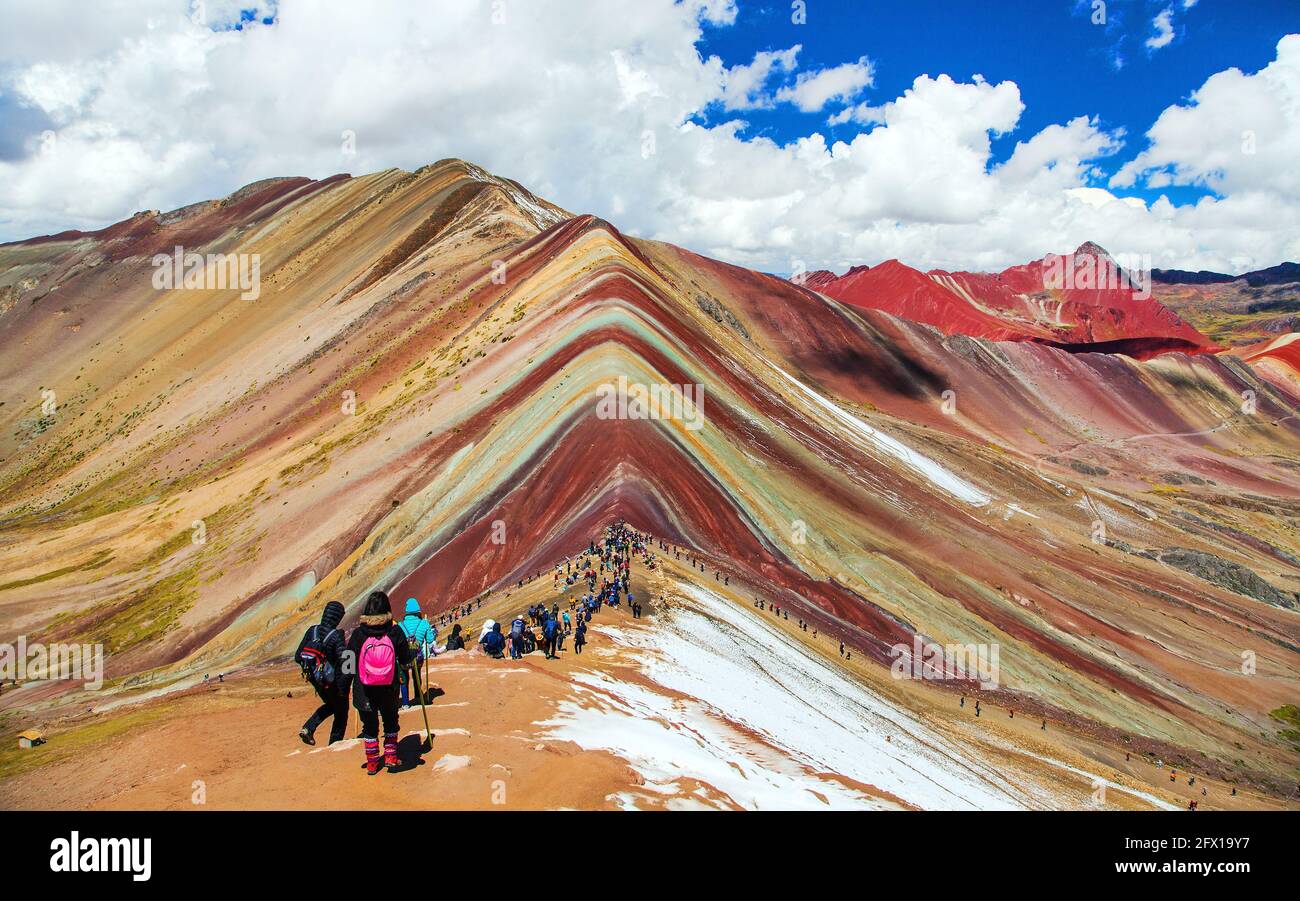 Rainbow mountains or Vinicunca Montana de