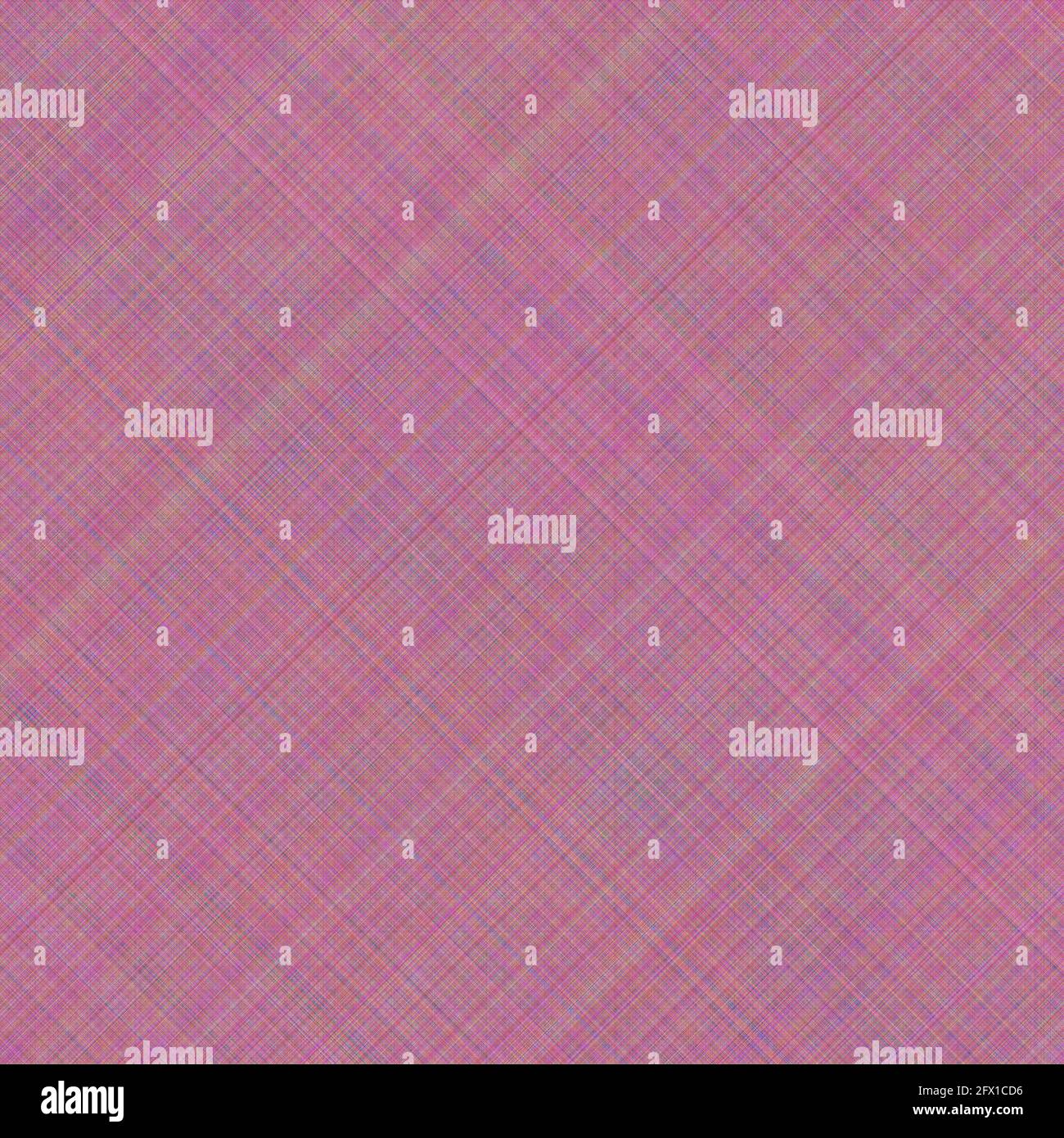 Digital abstract multicolor pattern with thin diagonal orthogonal lines mainly in magenta hues as a modern texture Stock Photo