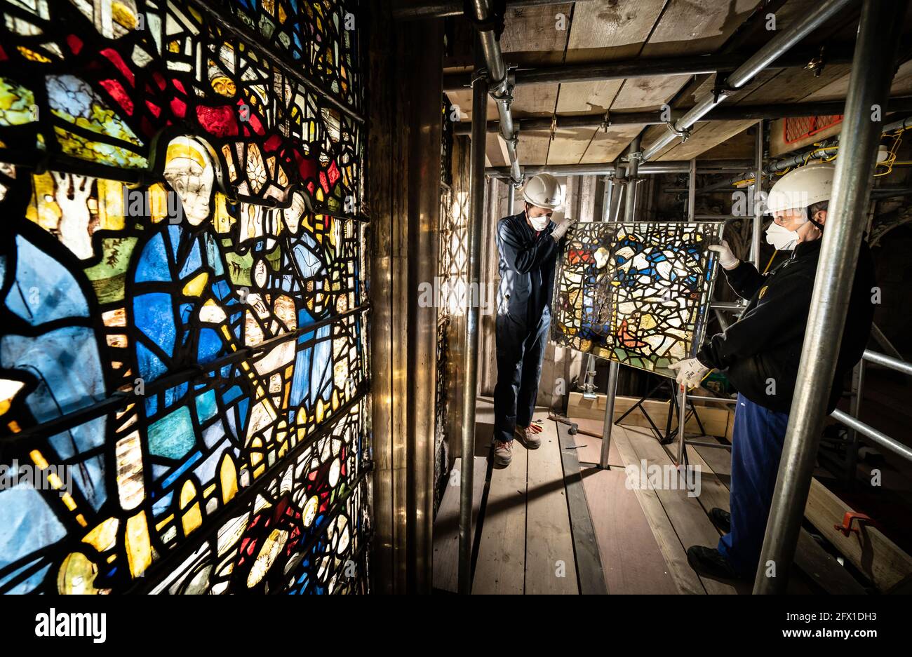 Largest stained glass window in the world hires stock photography and
