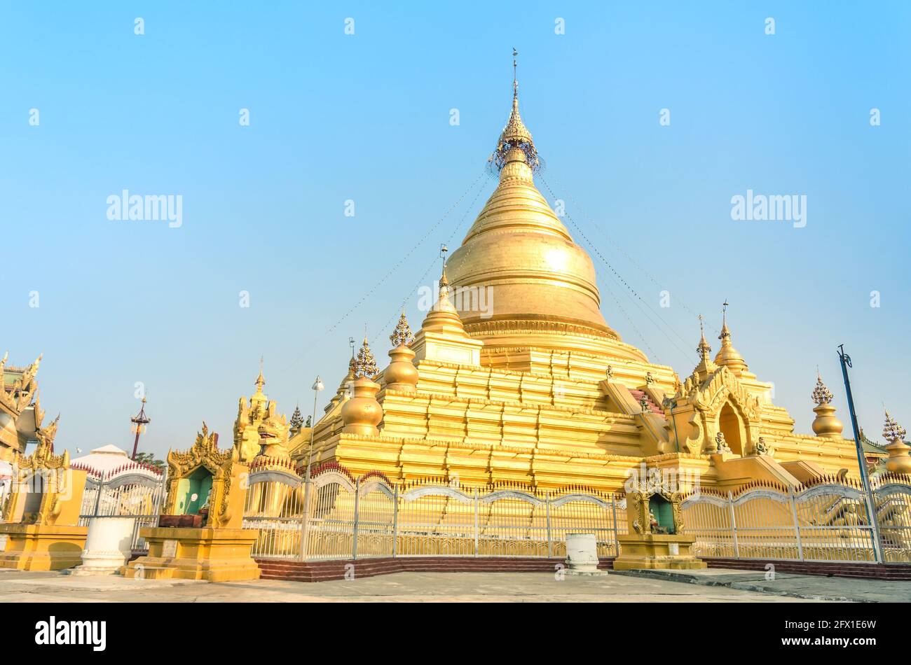 Sandamuni Pagoda - Mandalay Burma Myanmar Stock Photo