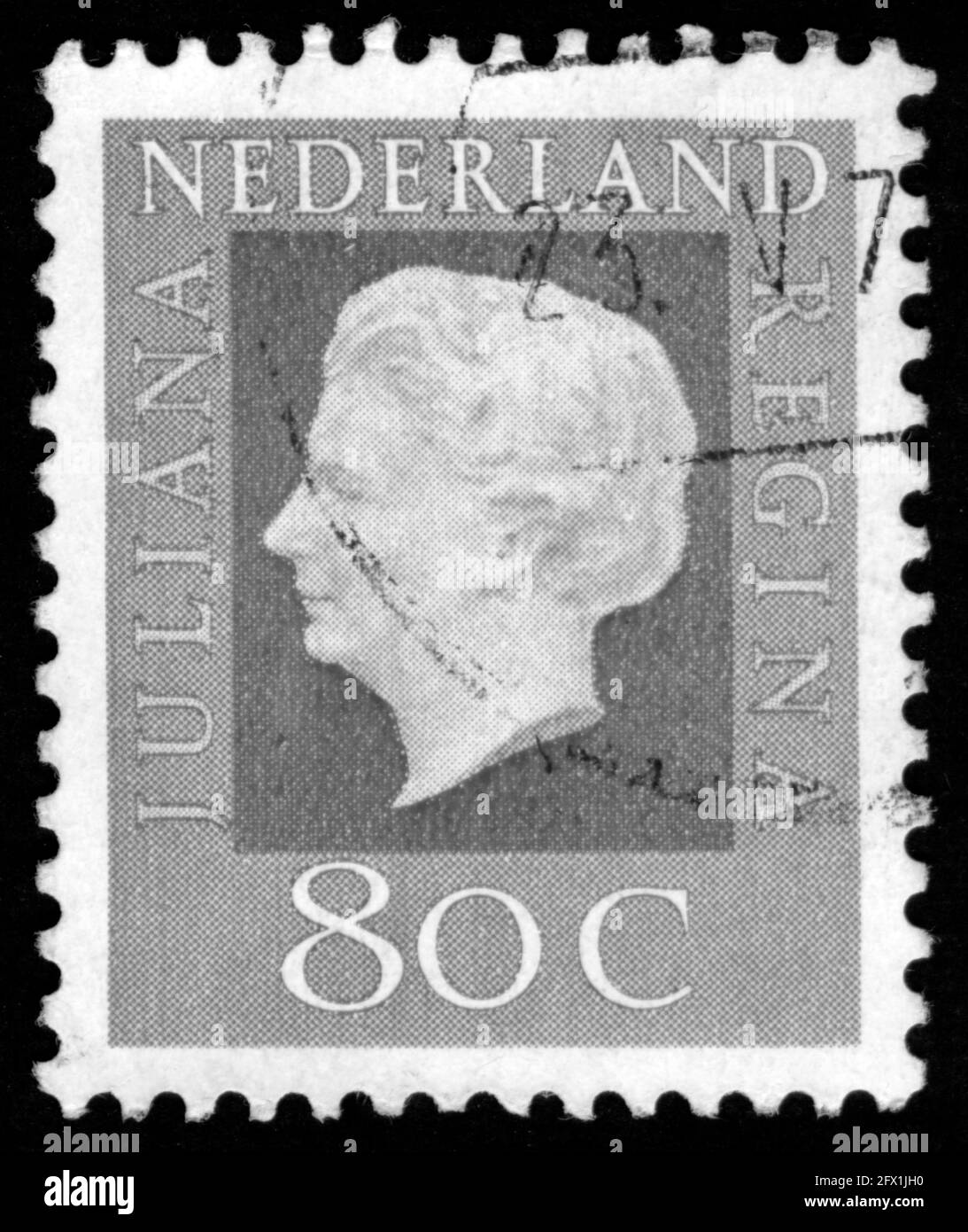 Stamp print in Netherlands Stock Photo Alamy
