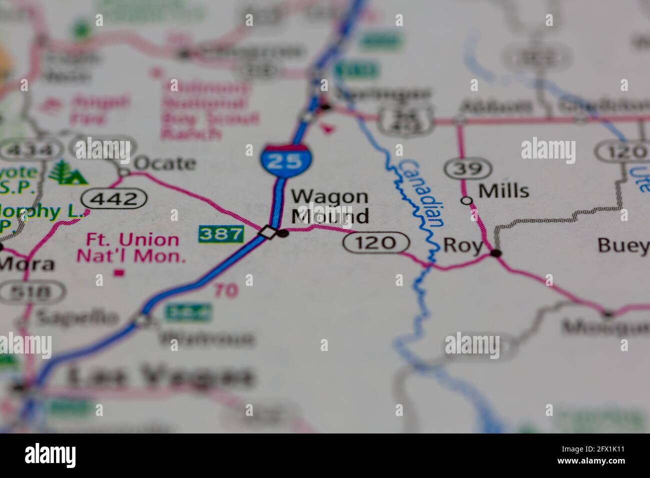 Map of wagon mound new mexico hires stock photography and images Alamy