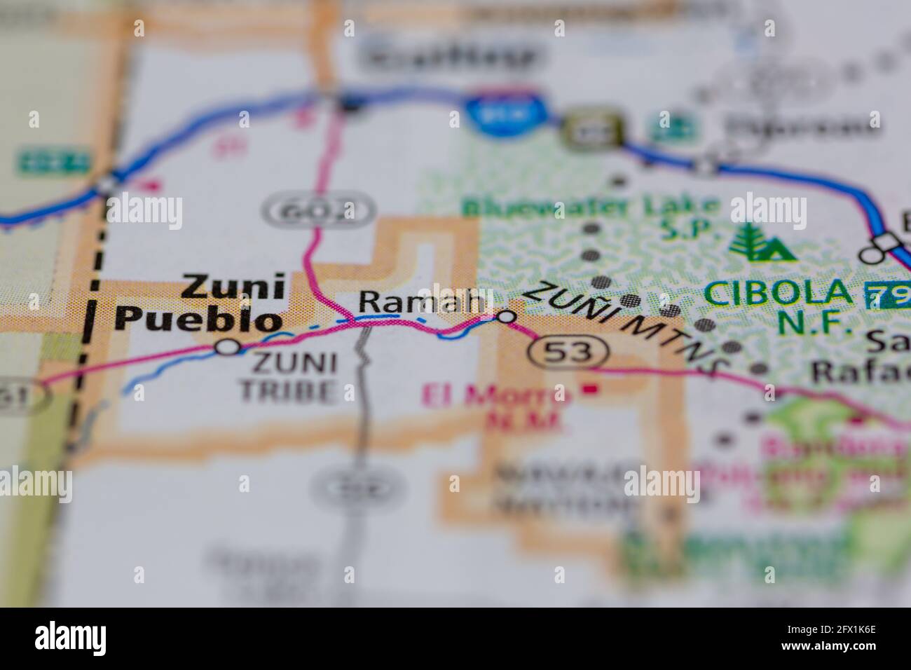 Ramah New Mexico Map Hi Res Stock Photography And Images Alamy