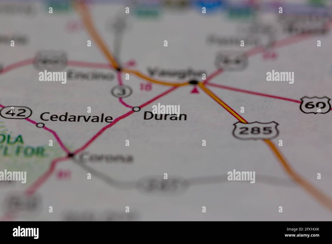 Map of duran new mexico hires stock photography and images Alamy