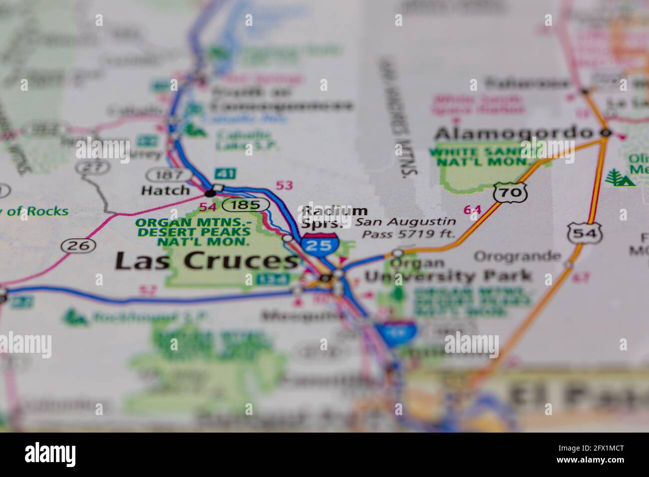 Map of radium springs hires stock photography and images Alamy