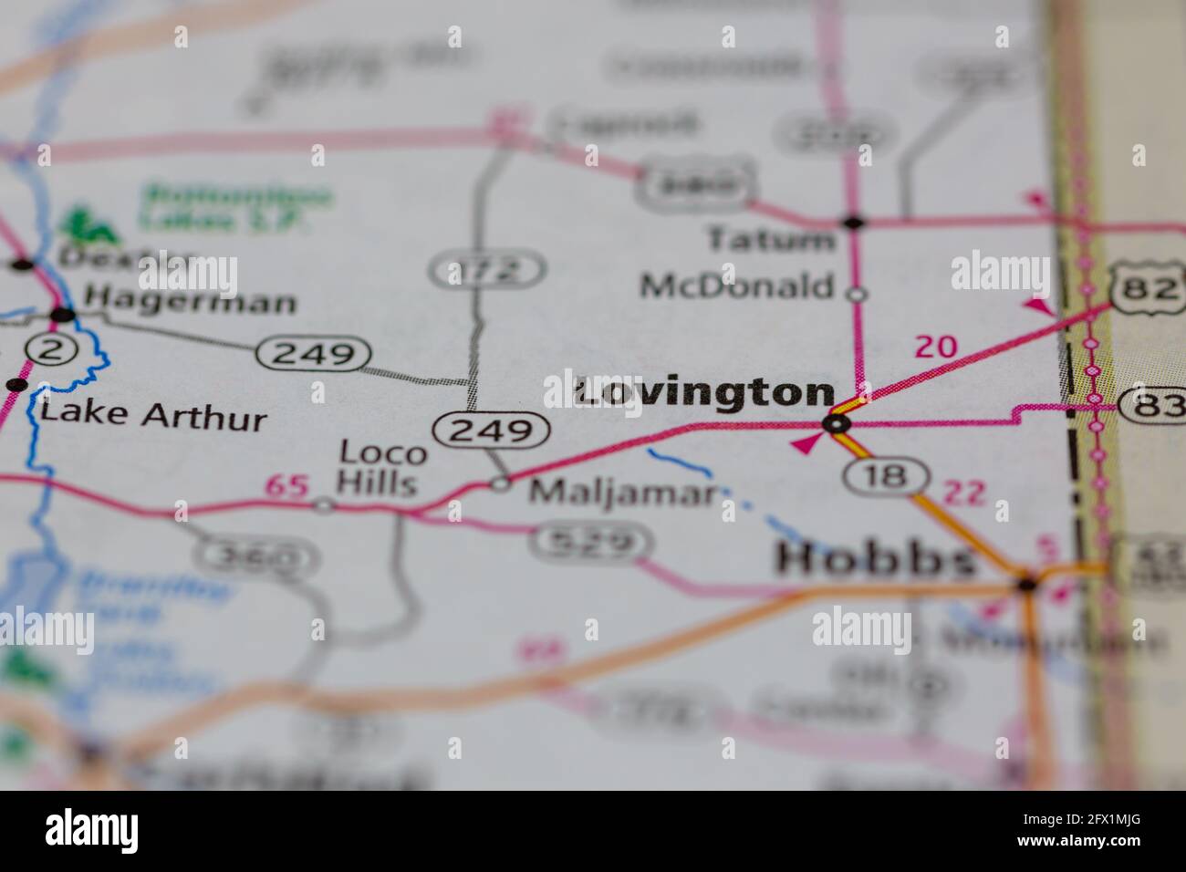 Lovington new mexico map hires stock photography and images Alamy