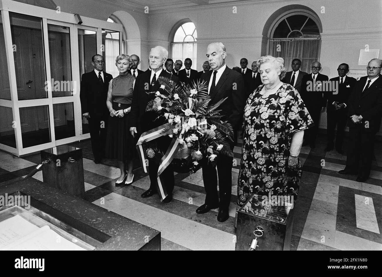 Wreath laying by the 15 August 1945 Commemoration Foundation in the