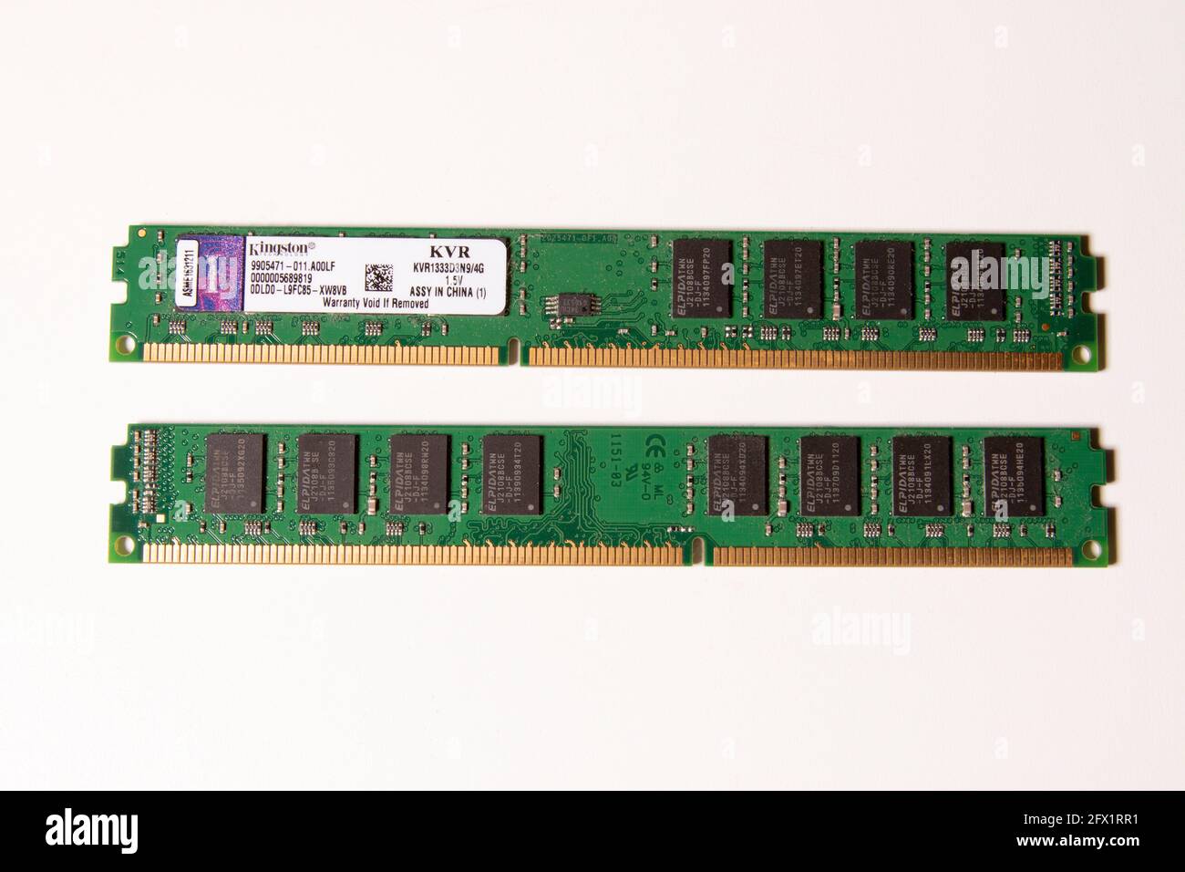 Kingston 4GB Memory Modules Stock Photo
