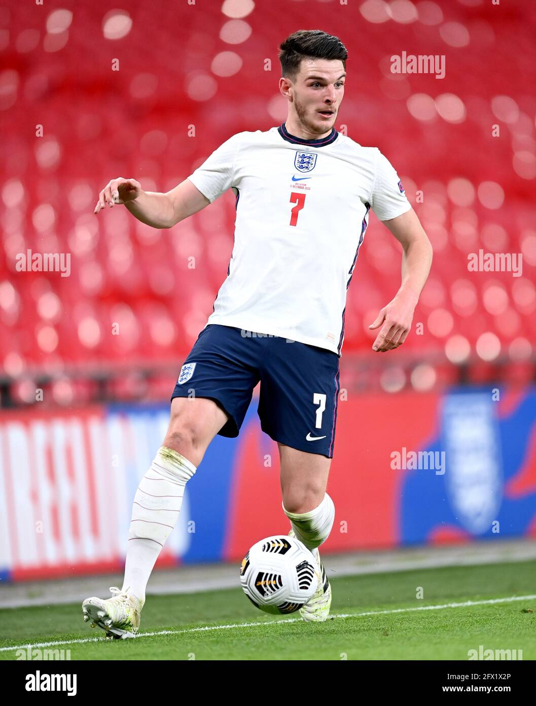 File photo dated 11-10-2020 of England's Declan Rice. Issue date: Tuesday May 25, 2021. Stock Photo