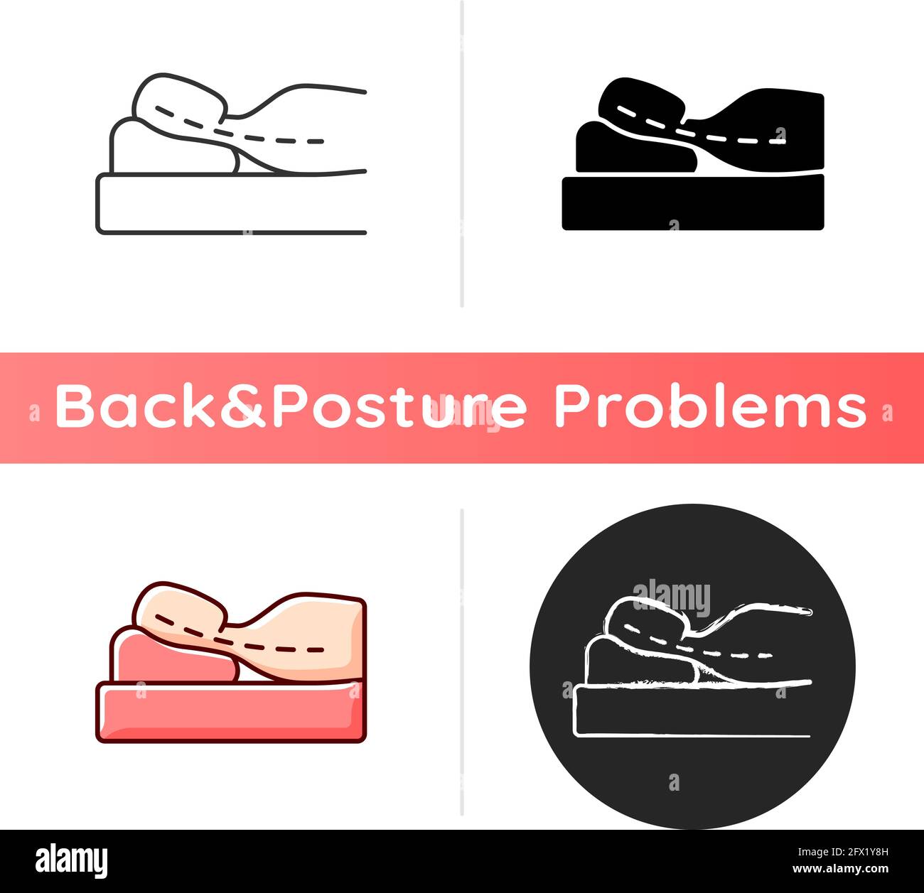 Sleeping with head elevated icon Stock Vector Image & Art Alamy