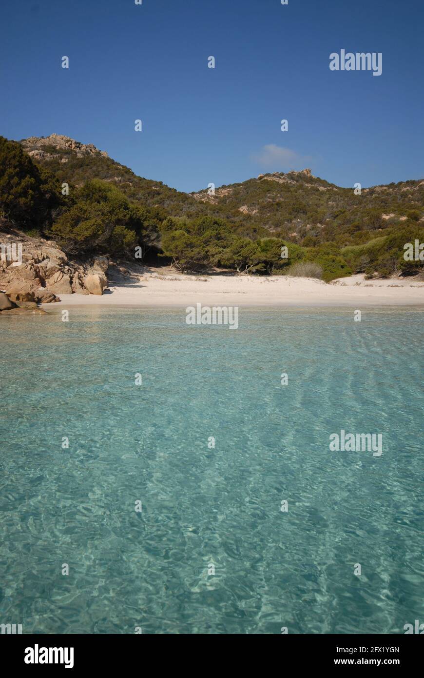 Spargi, Cala Conneri, Arcipelago di La Maddalena, Sardegna Stock Photo ...