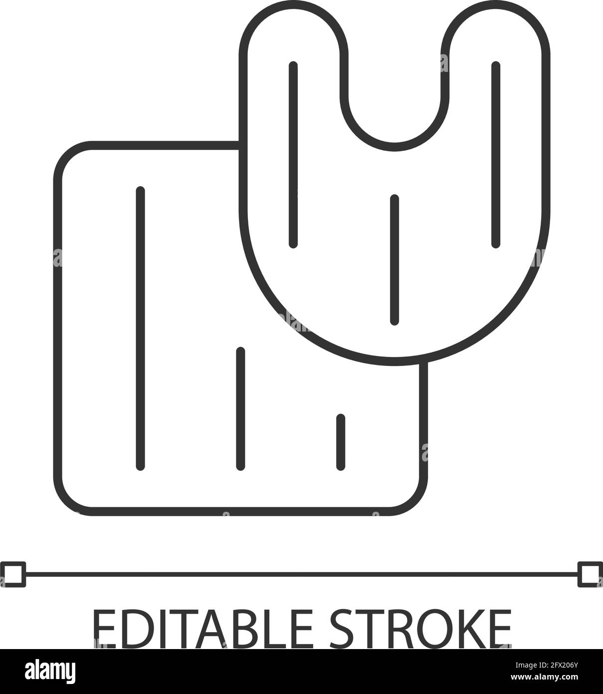 Bathroom rug set linear icon Stock Vector Image & Art - Alamy