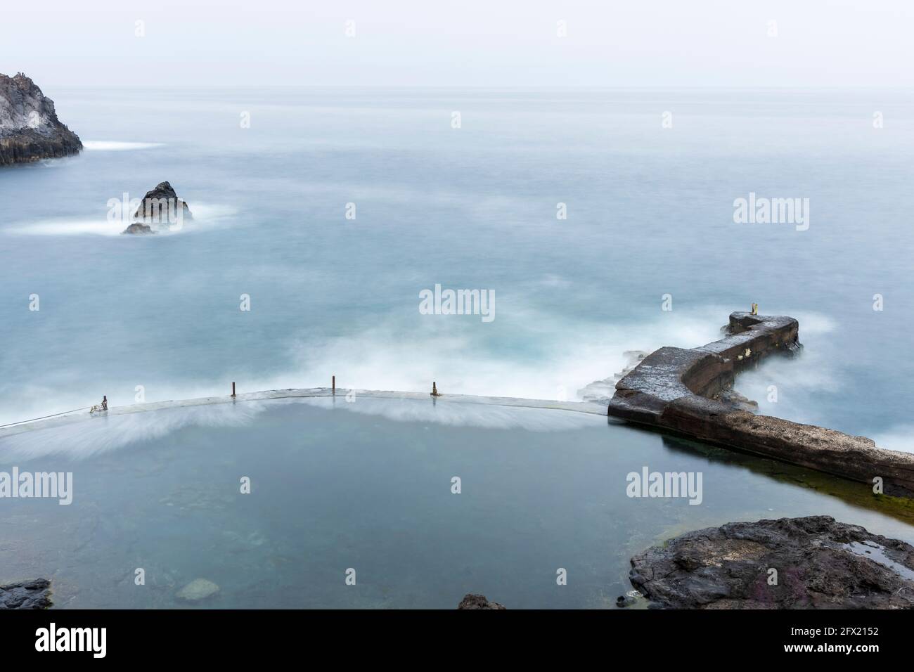 Long exposure image of the swimming pool at Crab Island, Los Gigantes