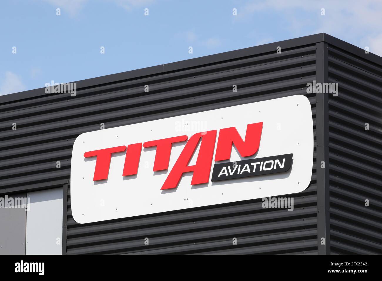 Arnas, France September 6, 2020 Titan Aviation office building