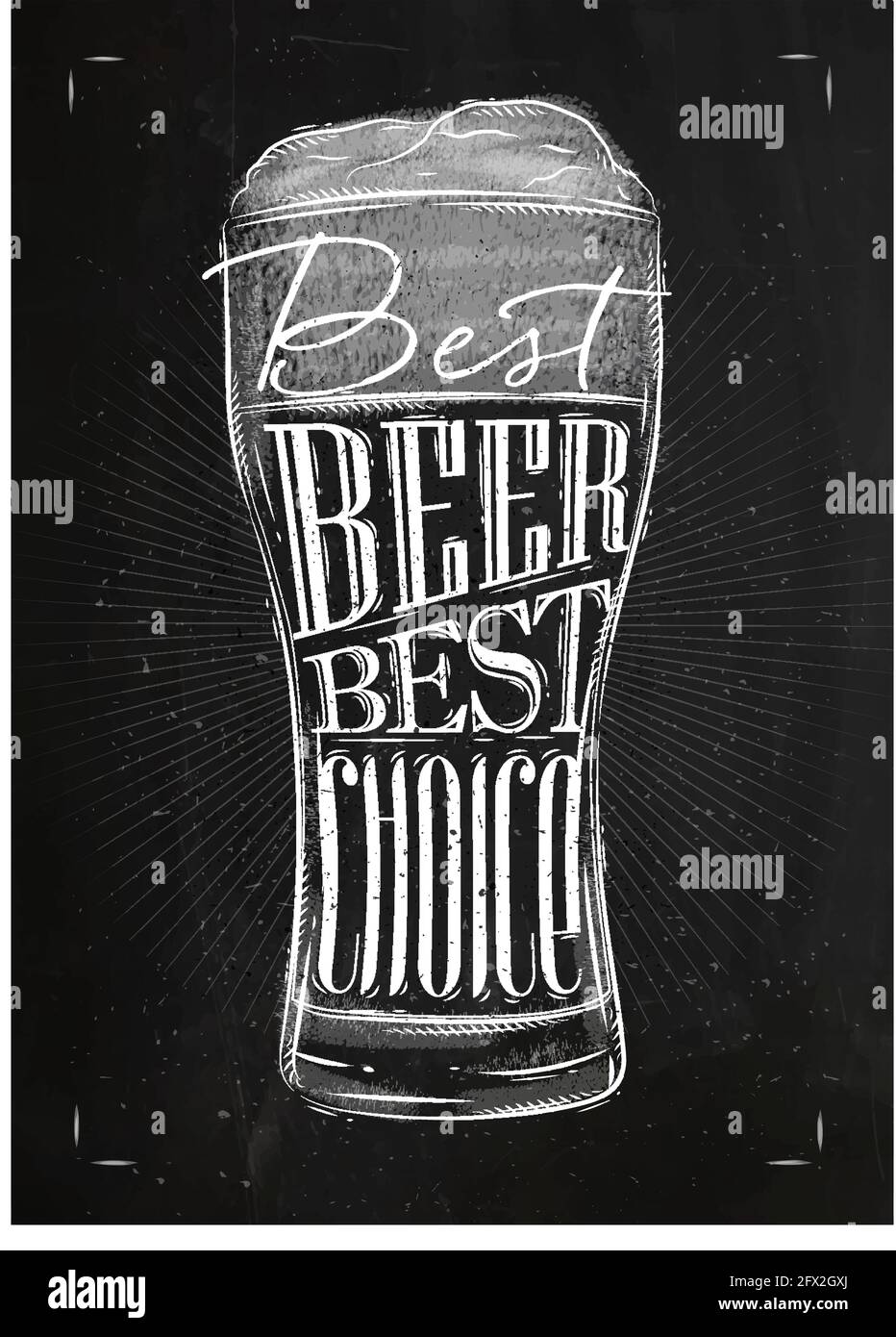 Beer glass lettering Stock Vector Images - Alamy