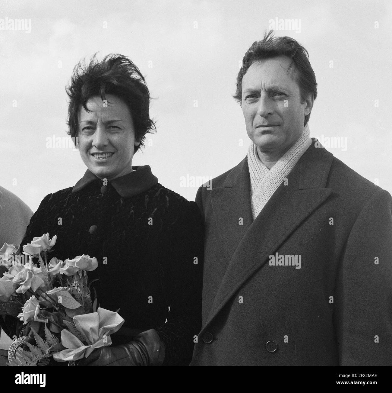 Marcella de Girolami and Carlo Maria Giulini 1965 Stock Photo