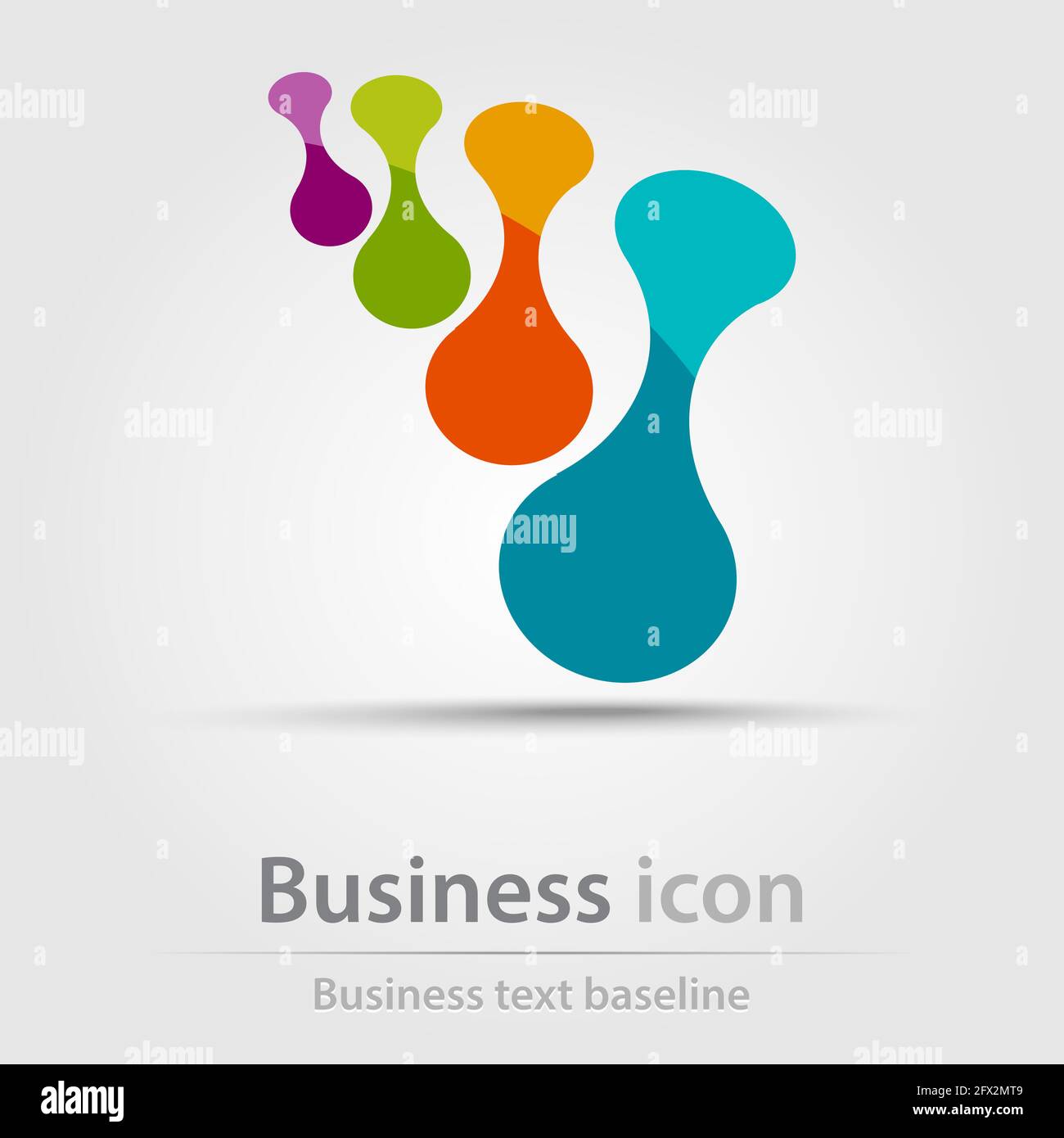 Originally created business icon for creative design tasks Stock Vector
