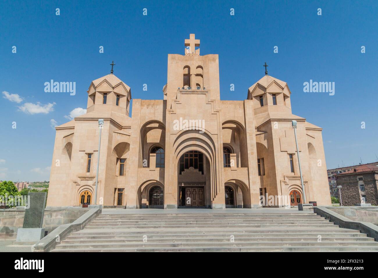 Surp Grigor Lusavorich Cathedral in Yerevan, capital of Armenia Stock Photo