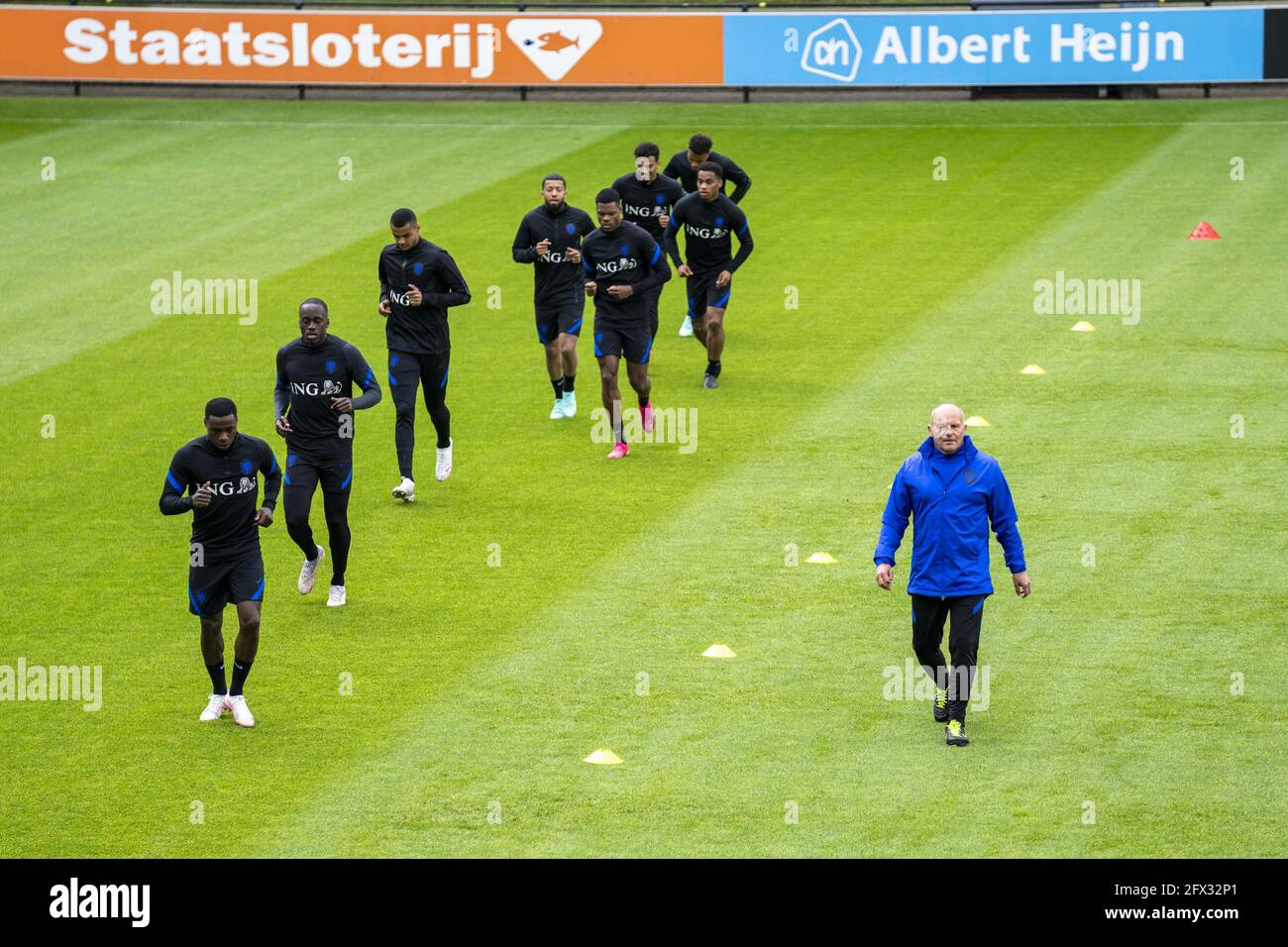 ZEIST, Netherlands, 25-05-2021, football, KNVB Campus, Training Netherlands  before UEFA Euro 2020. Logo KNVB (Photo by Pro Shots/Sipa USA) *** World  Rights Except Austria and The Netherlands *** Stock Photo - Alamy