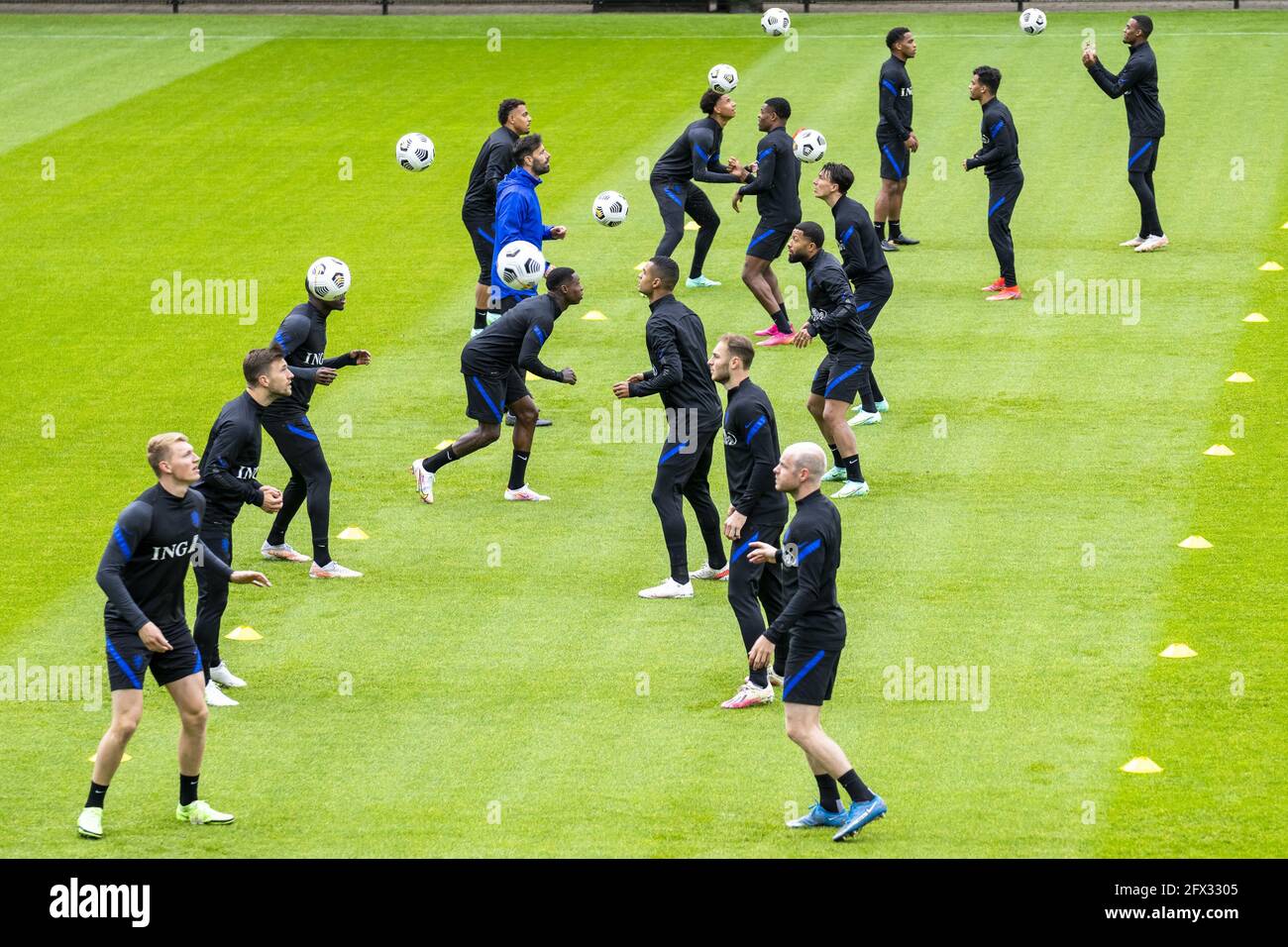 ZEIST, Netherlands, 25-05-2021, football, KNVB Campus, Training Netherlands  before UEFA Euro 2020. Logo KNVB (Photo by Pro Shots/Sipa USA) *** World  Rights Except Austria and The Netherlands *** Stock Photo - Alamy