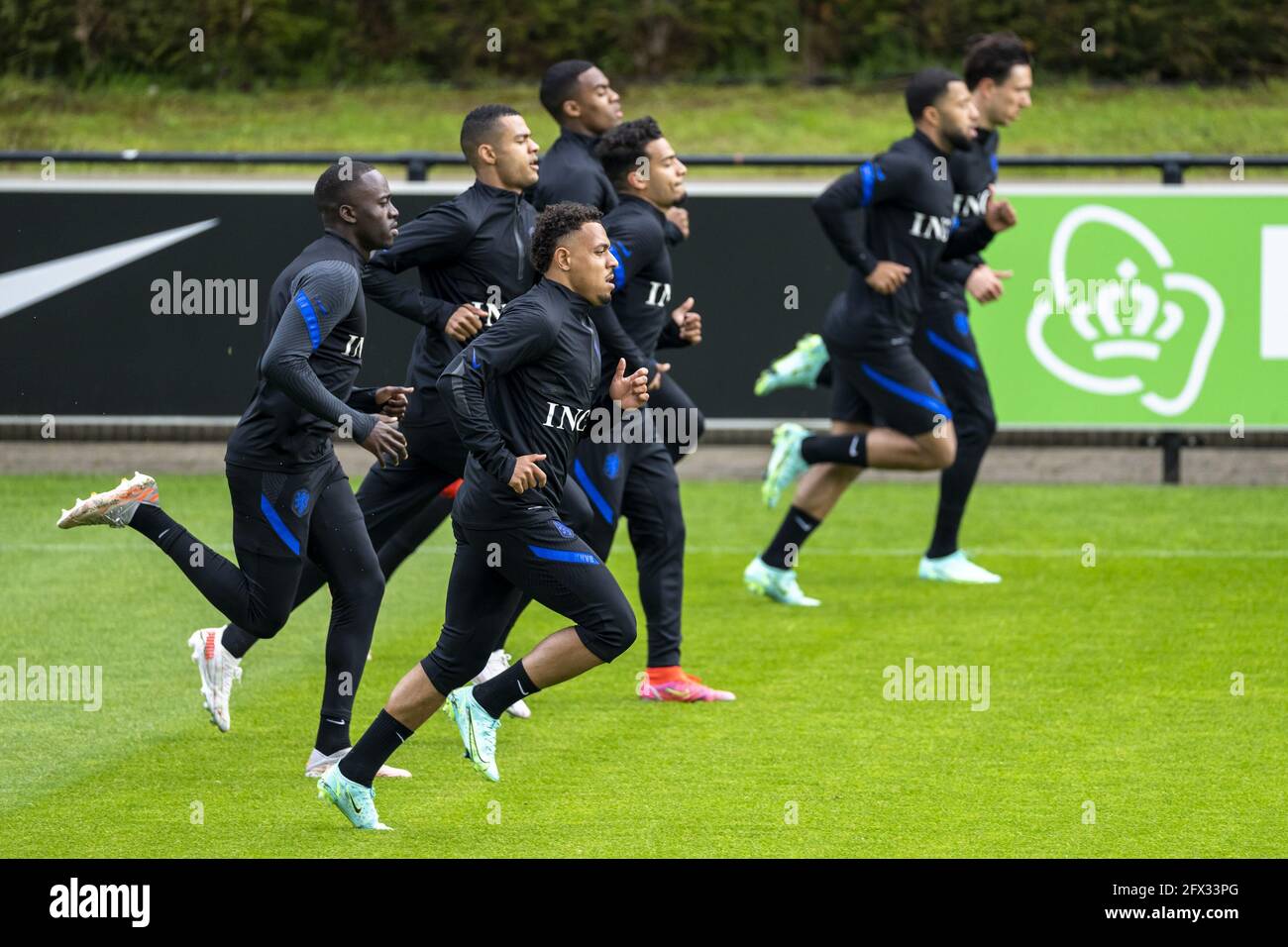 ZEIST, Netherlands, 25-05-2021, football, KNVB Campus, Training Netherlands  before UEFA Euro 2020. Logo KNVB (Photo by Pro Shots/Sipa USA) *** World  Rights Except Austria and The Netherlands *** Stock Photo - Alamy