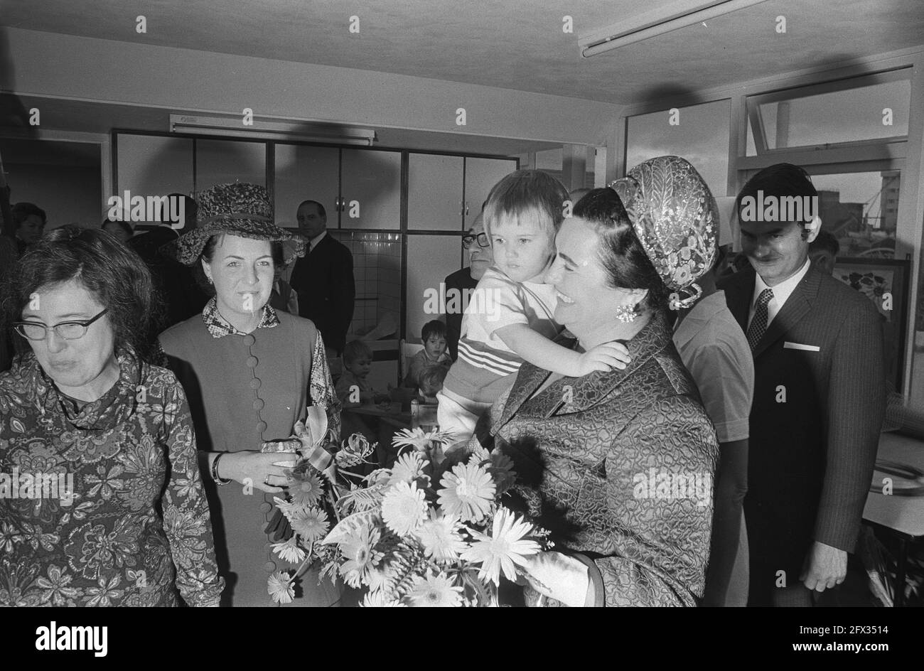 Mrs. Broz and Princess Margriet visit Emma Children's Hospital, October ...