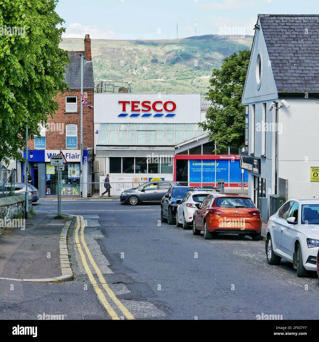 Tesco in Lisburn road Belfast Stock Photo