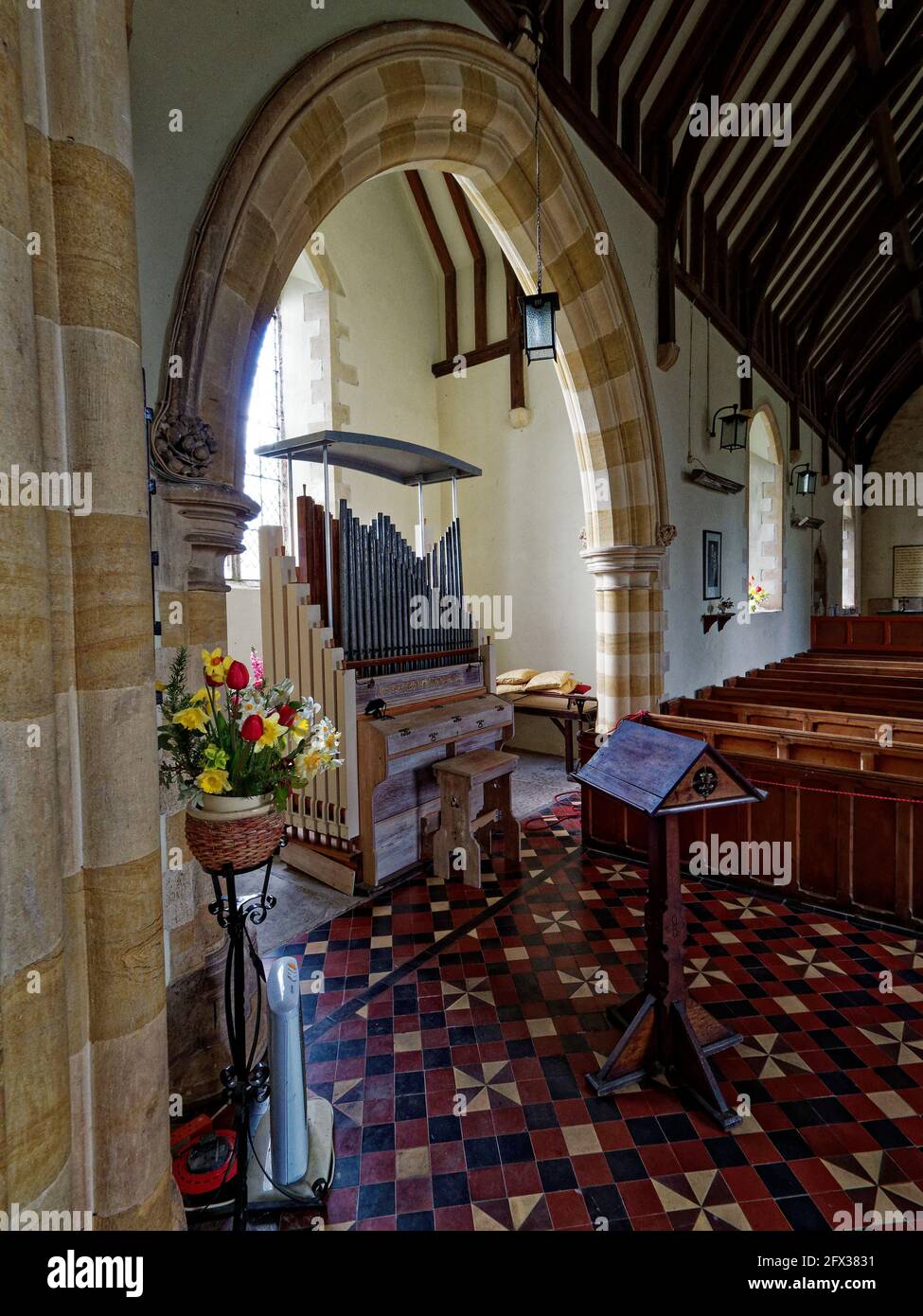 NORTON CANON St Nicholas Parish church was built in C13 and rebuilt