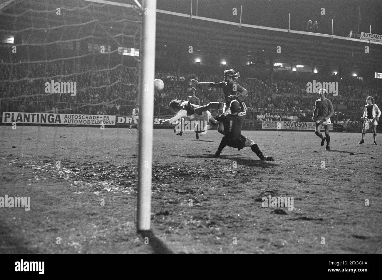 KNVB cup semi-final Sparta vs NAC 1-2, April 4, 1973, sports, soccer, The  Netherlands, 20th century press agency photo, news to remember,  documentary, historic photography 1945-1990, visual stories, human history  of the