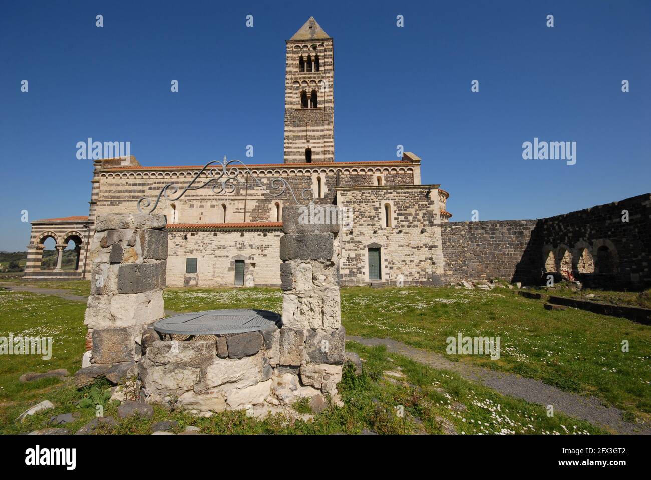 Basilica di Saccargia, Codrongianus, Sardegna Stock Photo