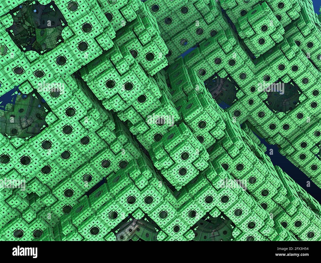Abstract 3D Cube Brick Background Design Stock Photo
