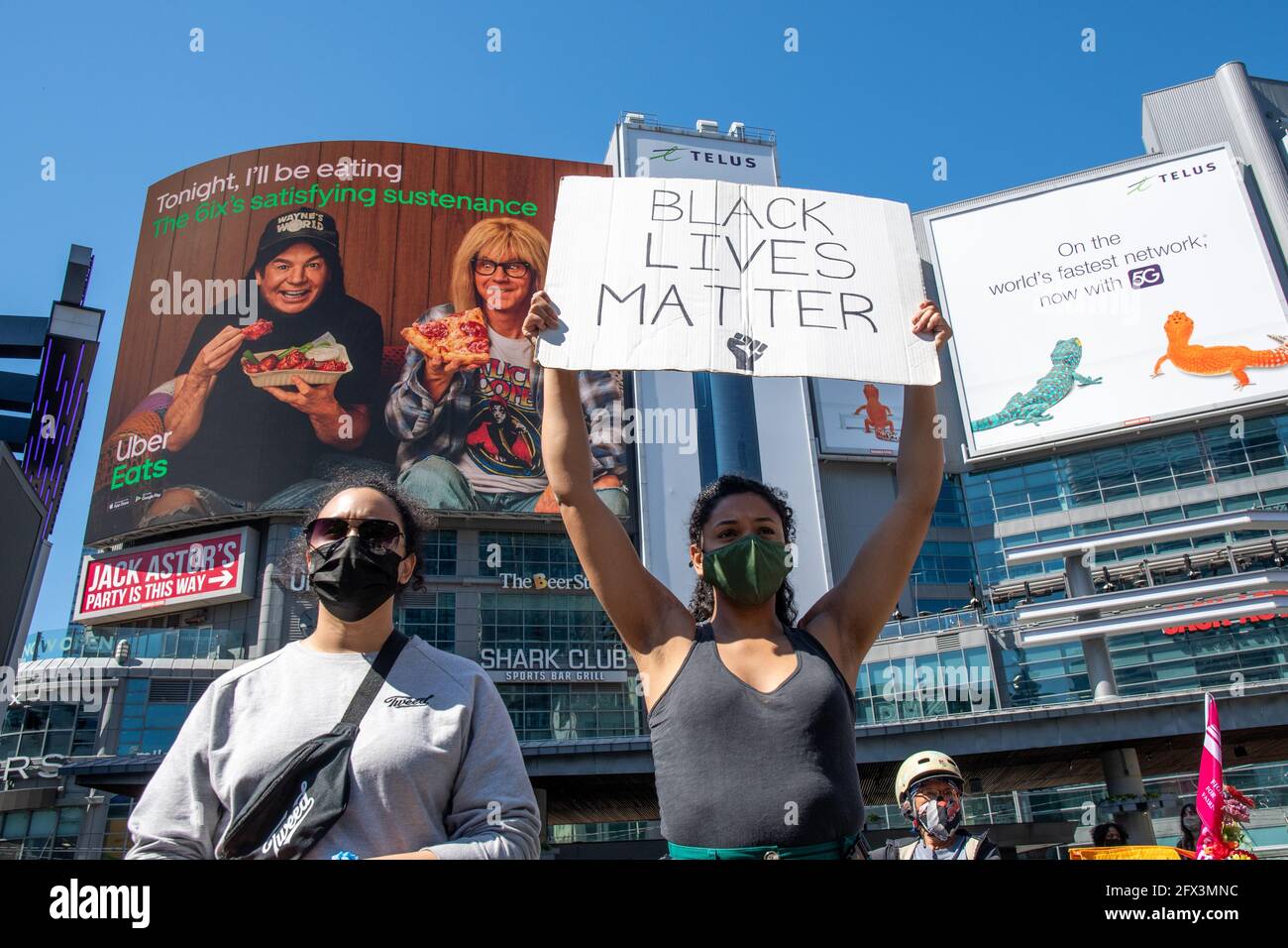 Two women black lives matter protest hi-res stock photography and images -  Alamy