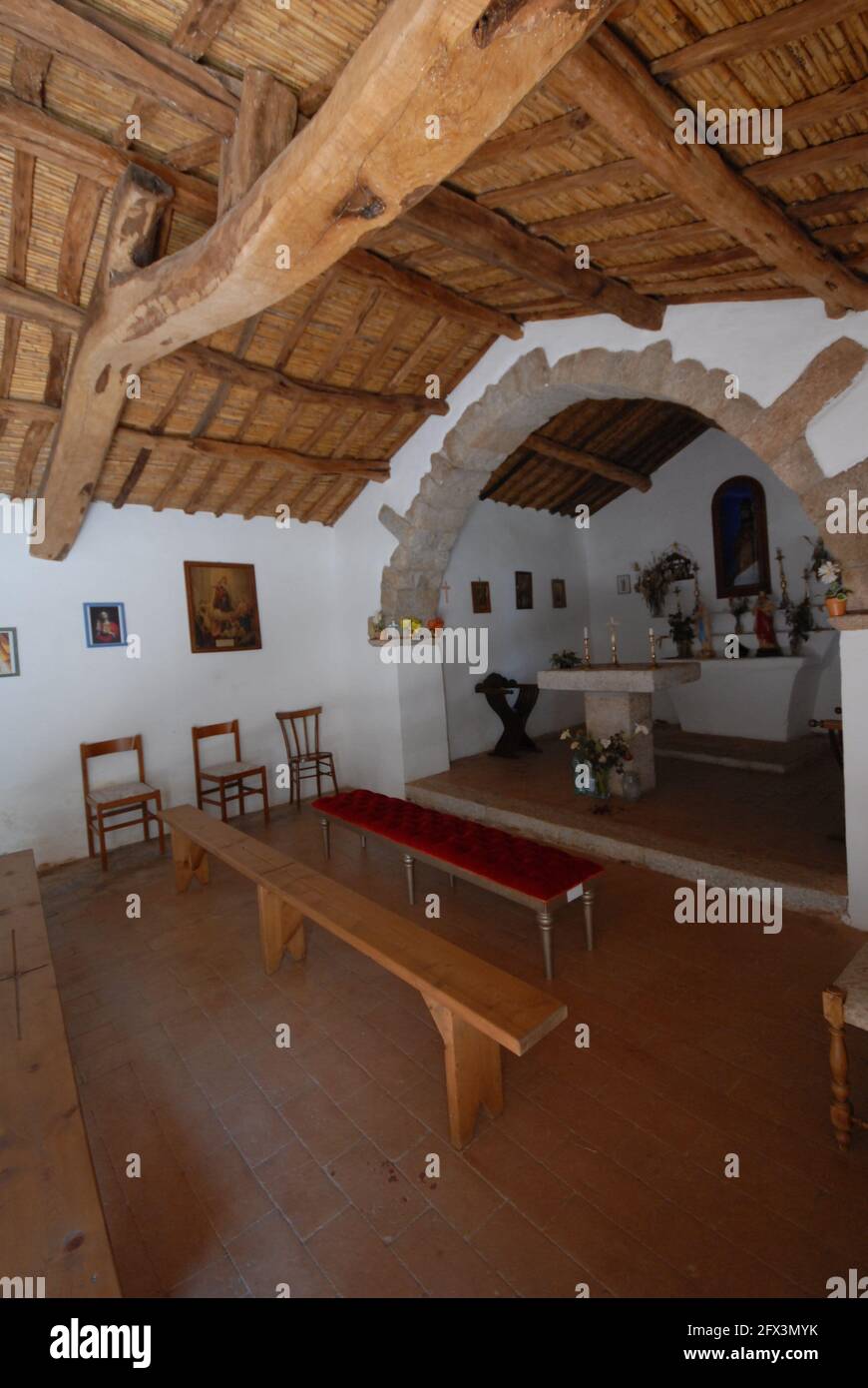 Sardegna, chiesa campestre San Biagio Stock Photo Alamy