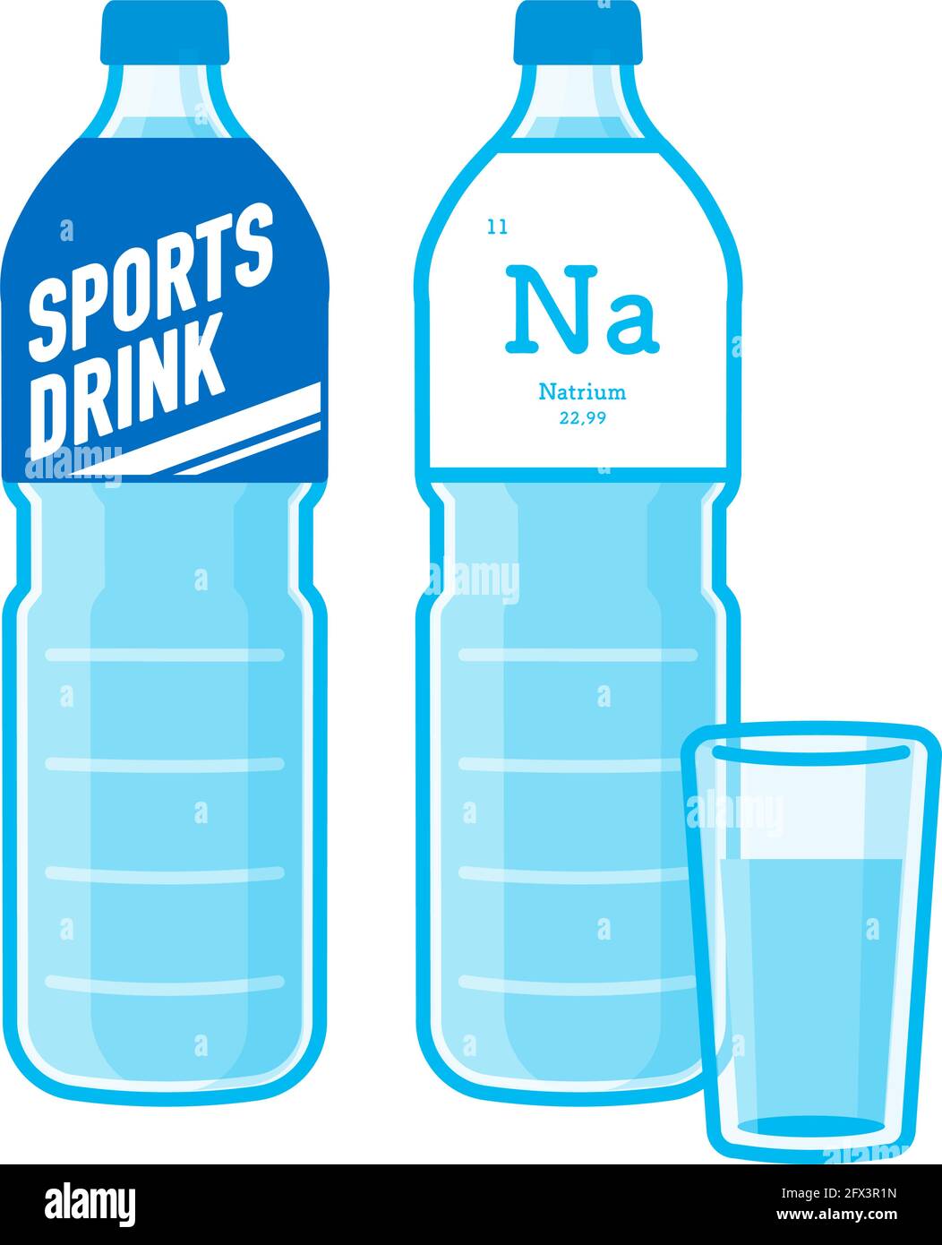 Sports drink.Vector illustration that is easy to edit. Stock Vector