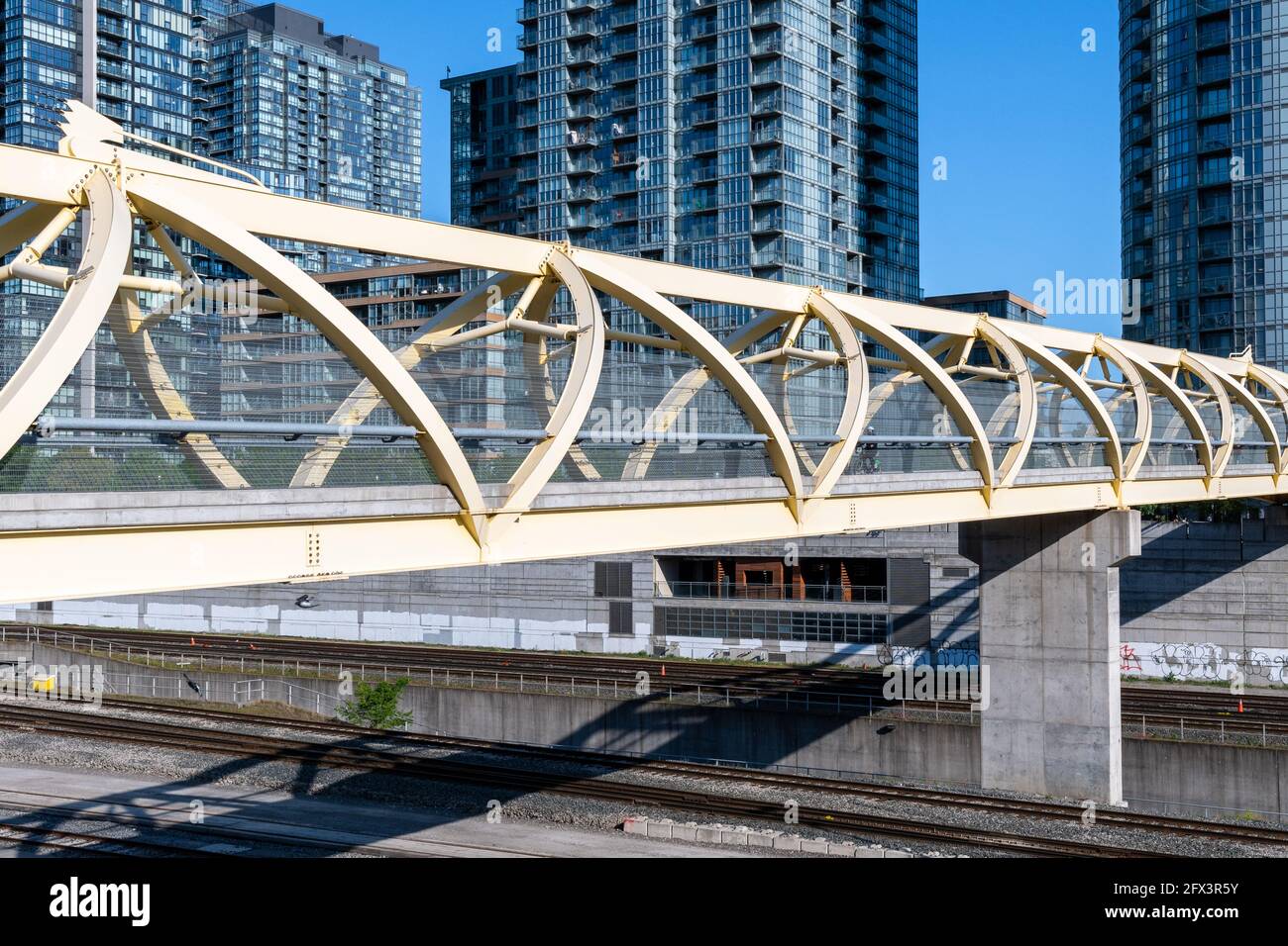 The 'Bridge of Light' (Spanish Puente de Luz) which is a pedestrian