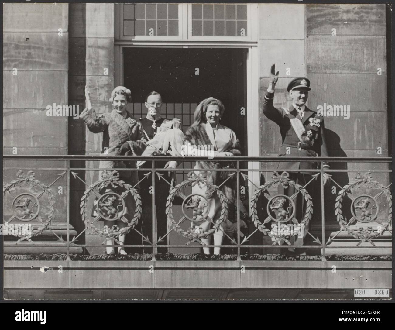 denmark, 1954, kings, queens, royal family, princes, state visits