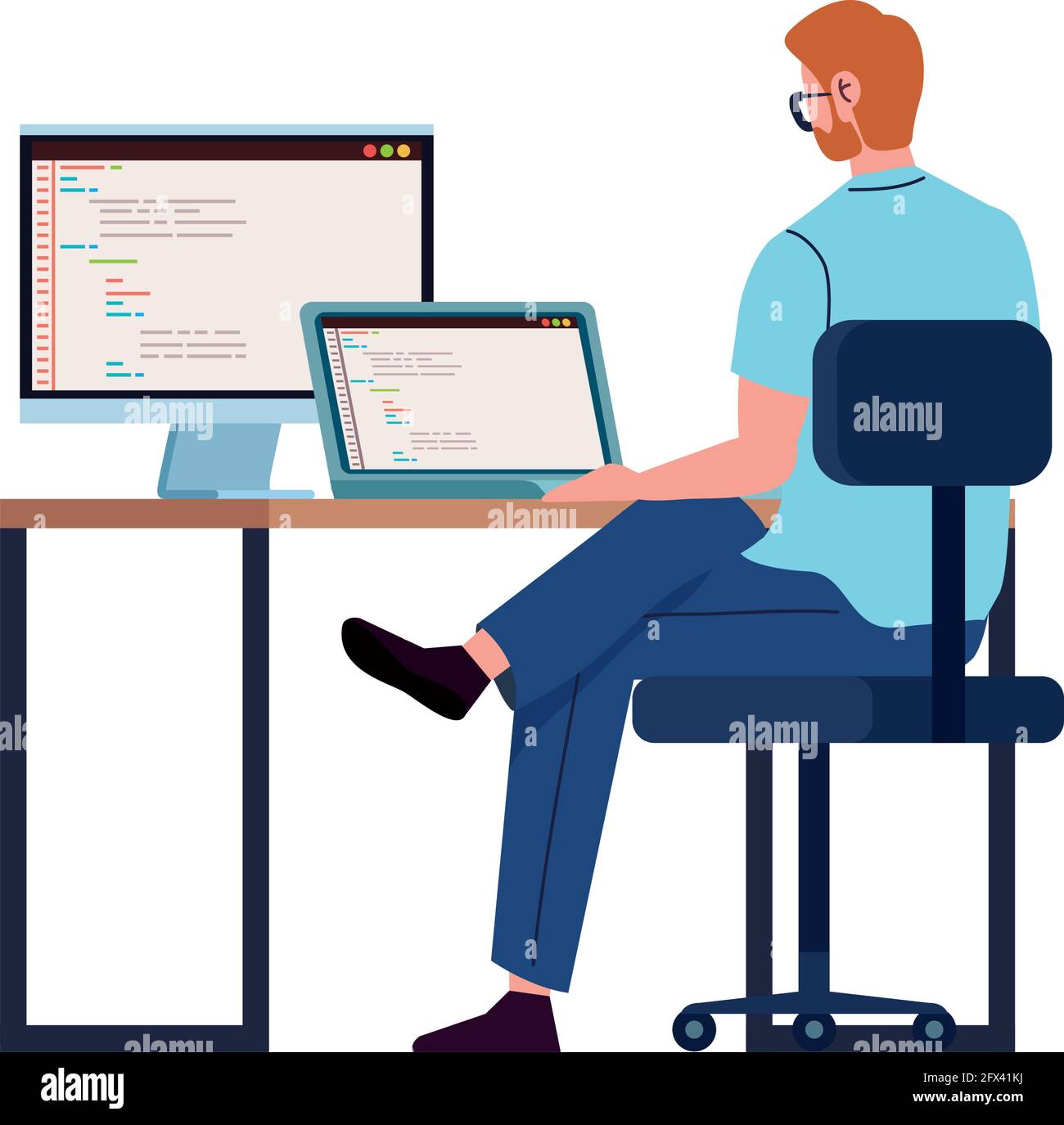 Computers program Stock Vector Images - Alamy