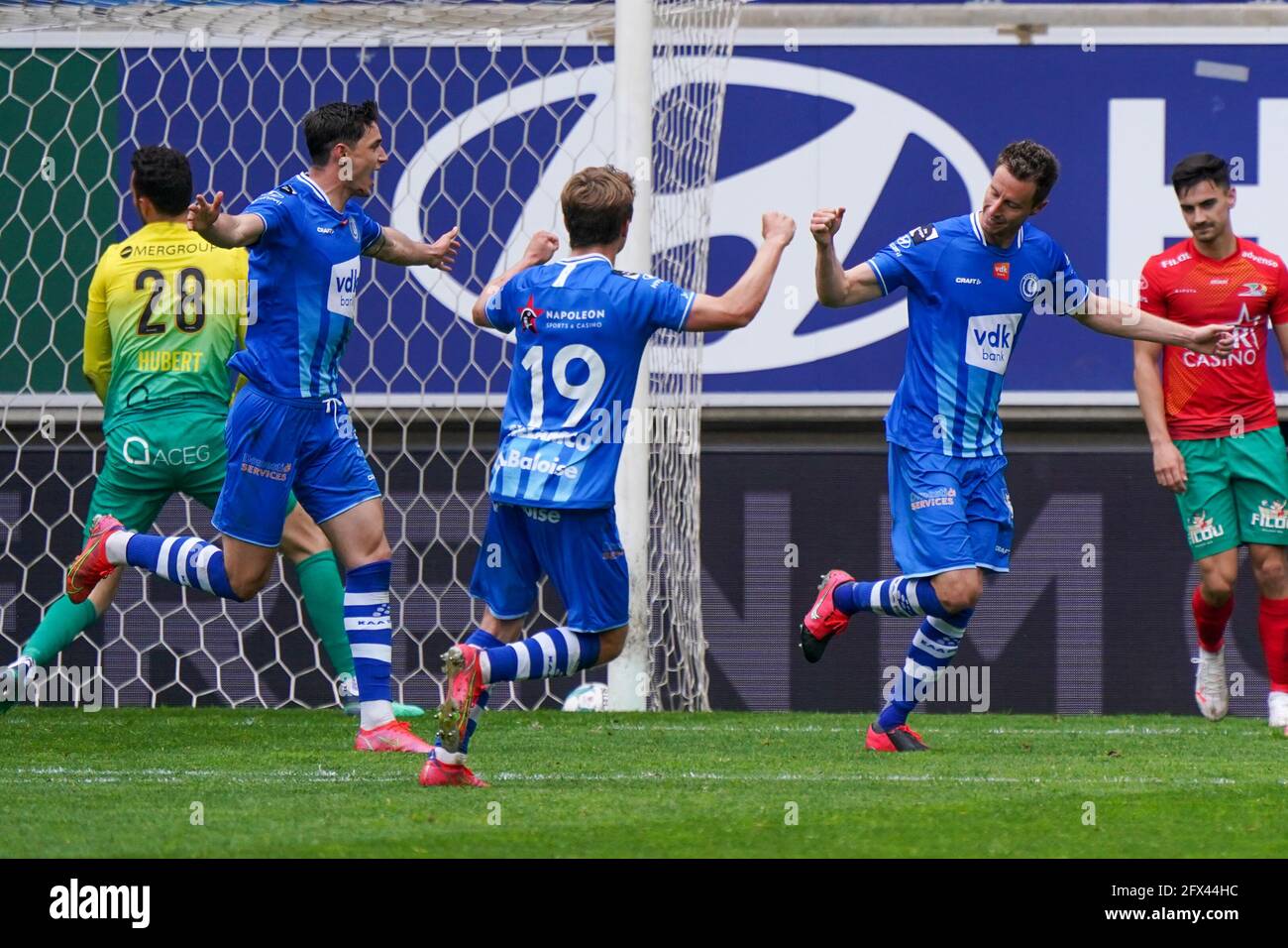 Gent Belgium May 13 Bruno Godeau Of Kaa Gent Celebrates After Scoring His Sides Second Goal During The Jupiler Pro League Match Between Kaa Gent A Stock Photo Alamy Gent Belgium May 13 Bruno Godeau Of Kaa Gent Celebrates After Scoring His Sides Second Goal During The Jupiler Pro League Match Between Kaa Gent A Stock Photo Alamy