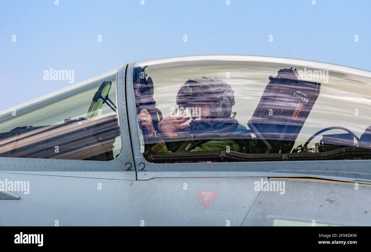 Raf typhoon pilot hi-res stock photography and images - Alamy