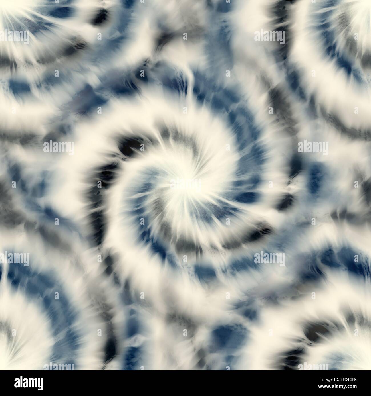 Seamless spiral tie dye pattern for surface design print Stock Photo ...