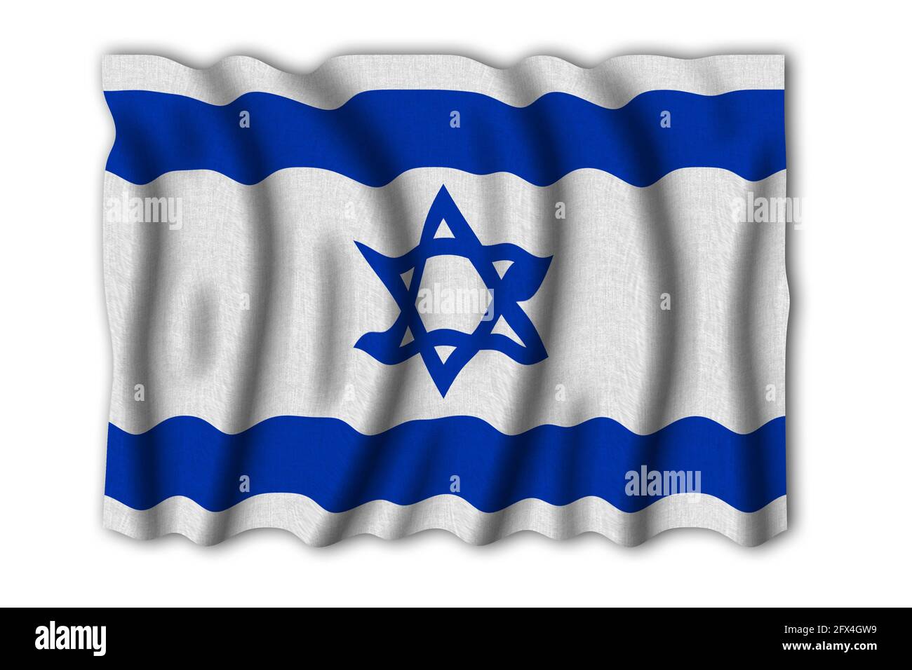 Israel 3D rendering flag of the world to study Stock Photo - Alamy