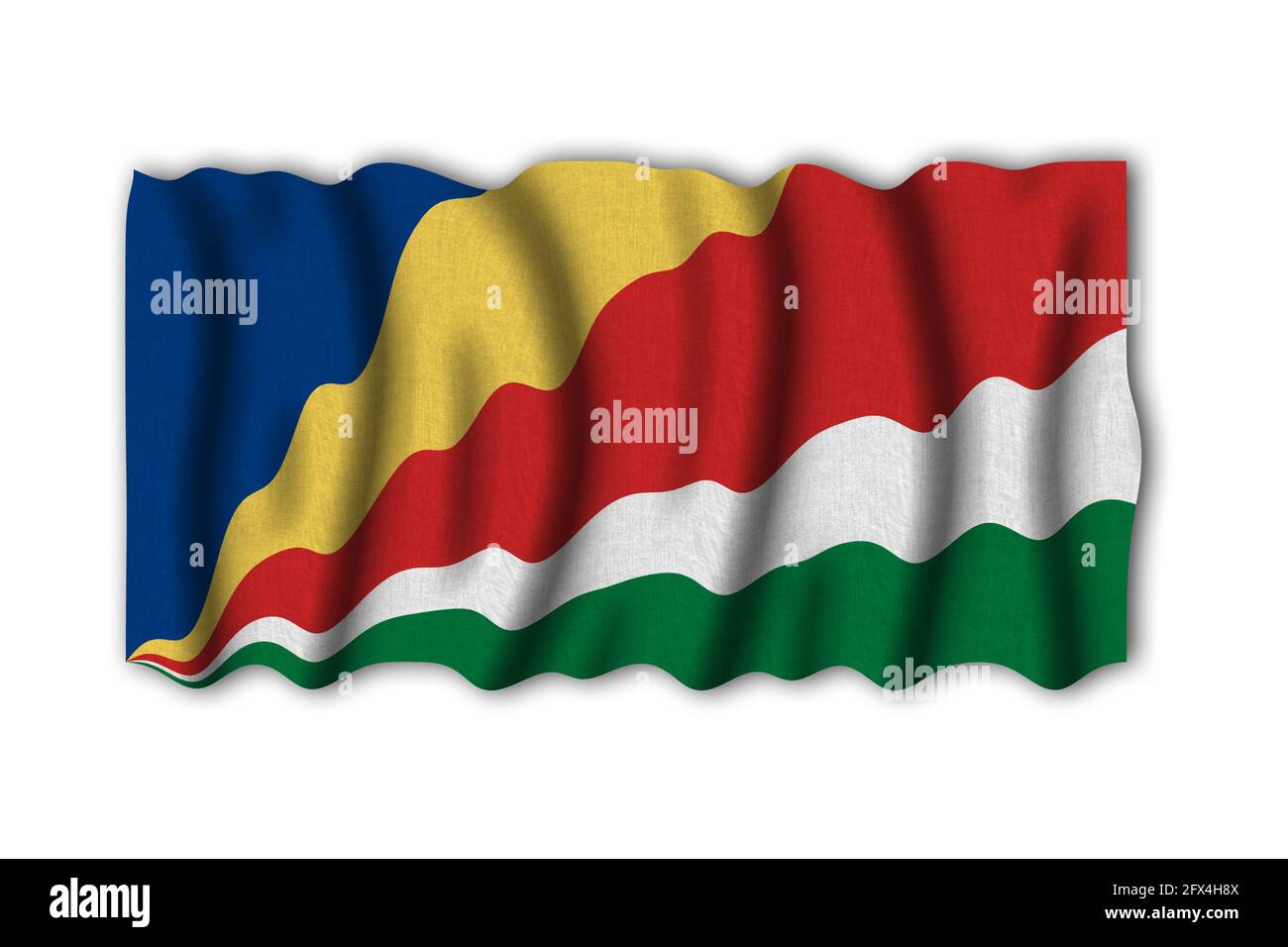 Seychelles 3D rendering flag of the world to study Stock Photo Alamy