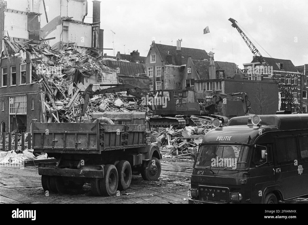 Overview demolition works hires stock photography and images Alamy