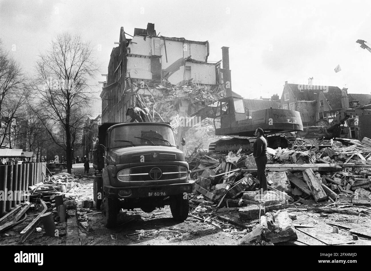 Overview demolition works hires stock photography and images Alamy