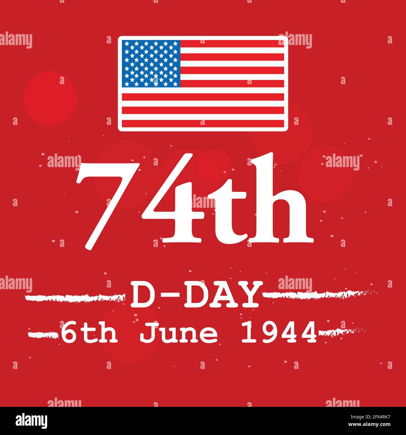 U.S.A D-Day background Stock Vector