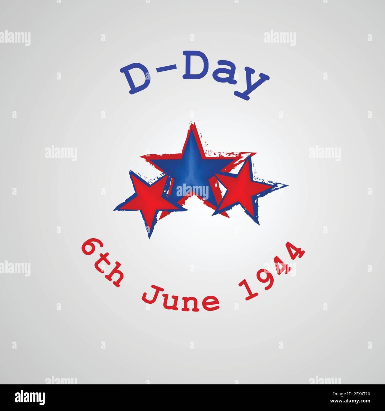 U.S.A D-Day background Stock Vector