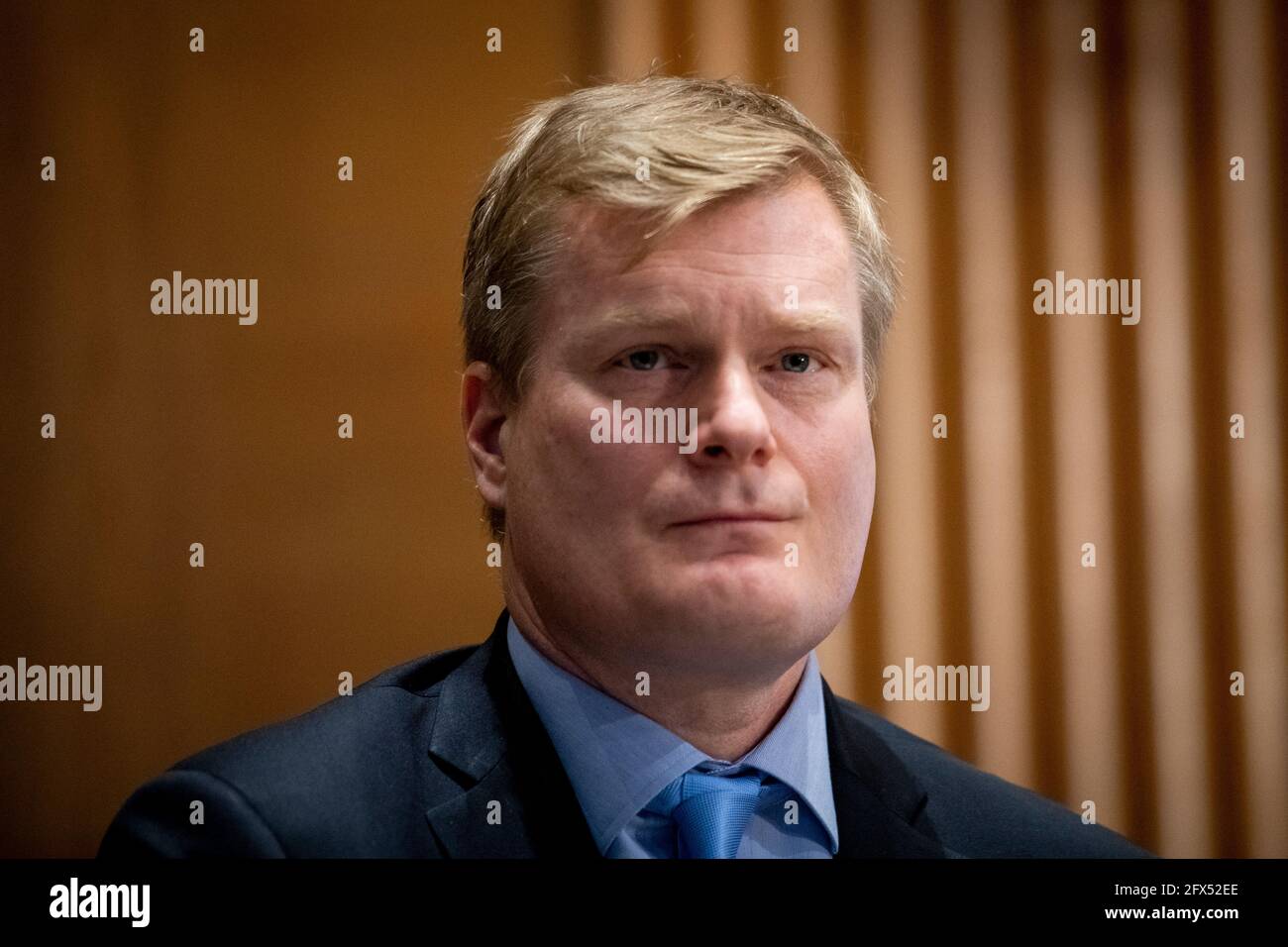 Jonathan Davidson appears before a Senate Committee on Finance hearing for  his nomination to be Deputy Under Secretary, Department of the Treasury, in  the Dirksen Senate Office Building in Washington, DC, Tuesday,