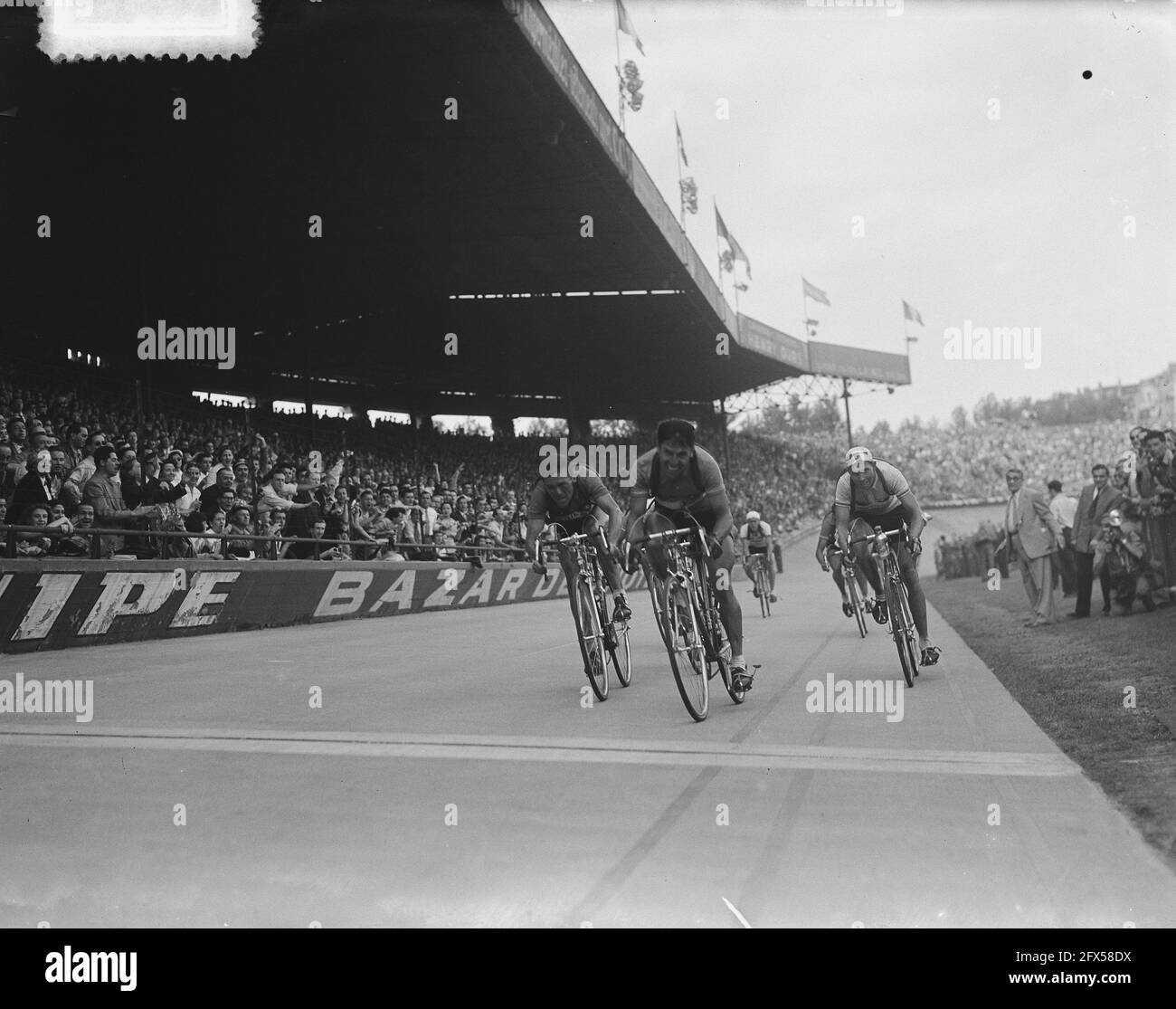 Tour de France winner Fausto Coppi 1952 Switzerland Historic Old Photo