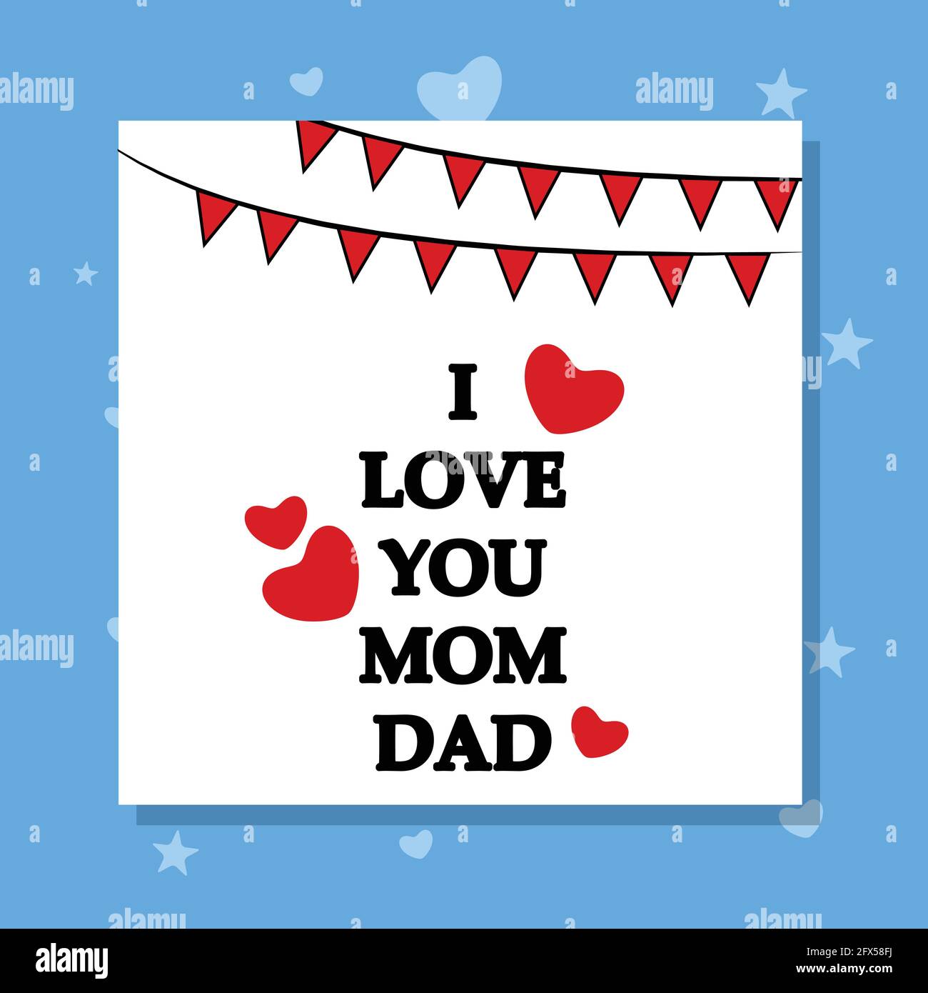 Parents Day background Stock Vector Image & Art - Alamy