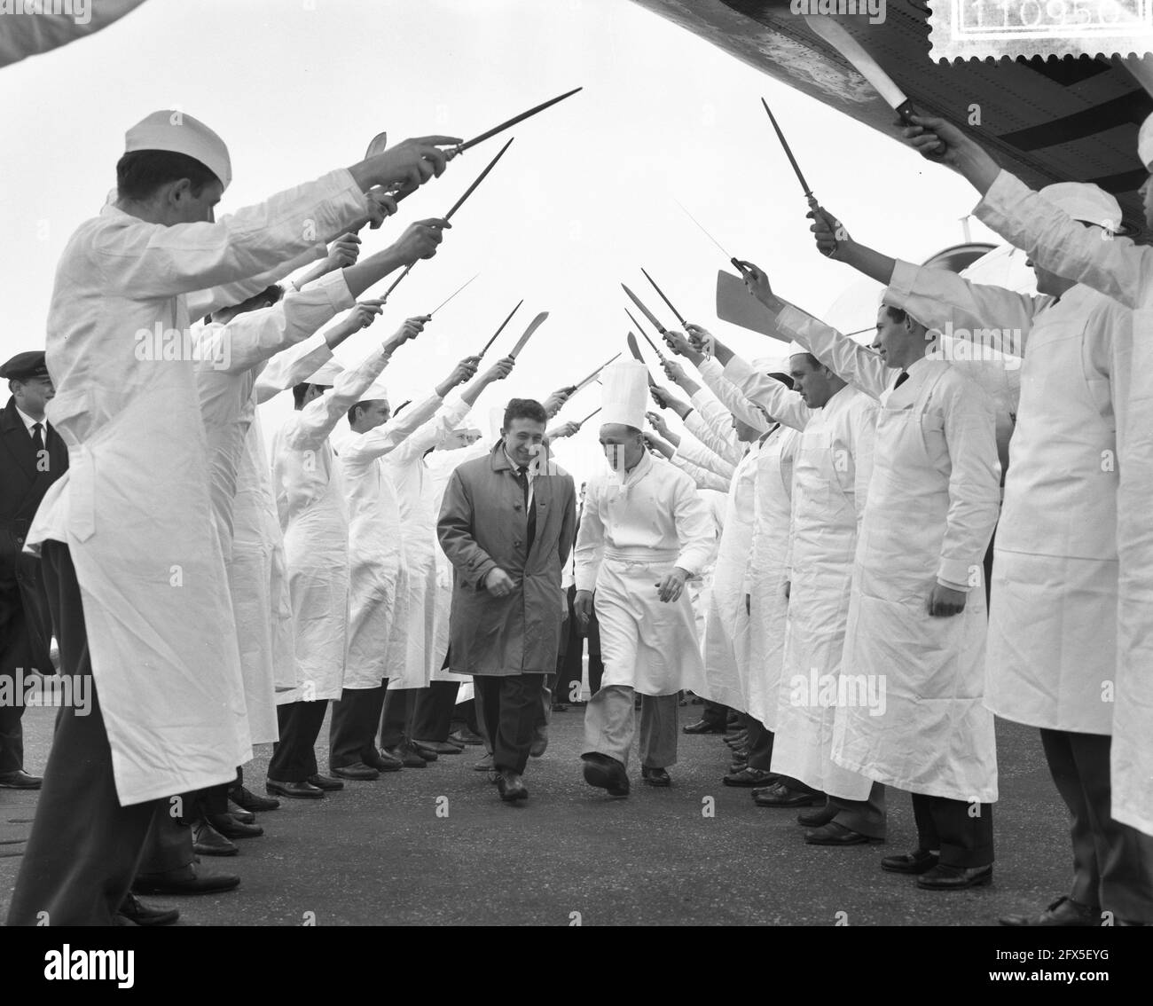 Butcher trade school form honor guard hires stock photography and